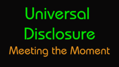 UFO Disclosure Podcast Static Logo